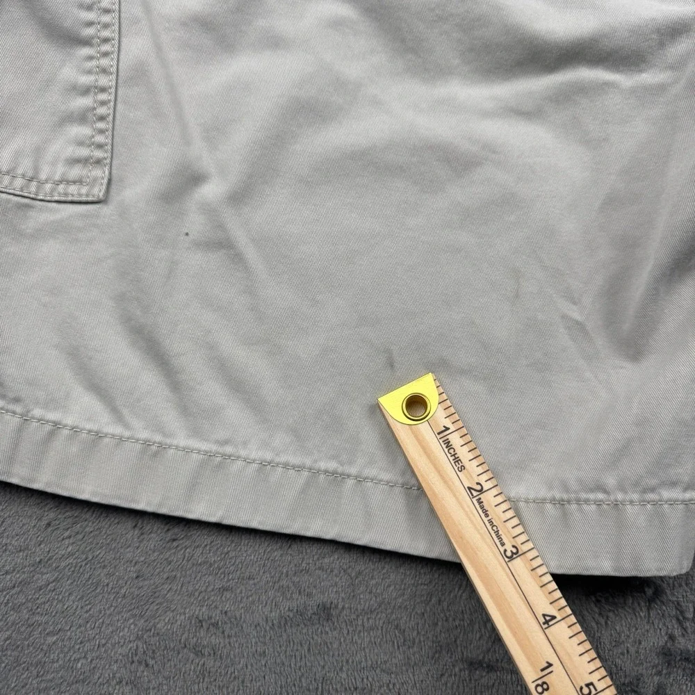 Roundtree & Yorke Cargo Shorts Mens 42W Khaki Elastic Waist Cotton Good